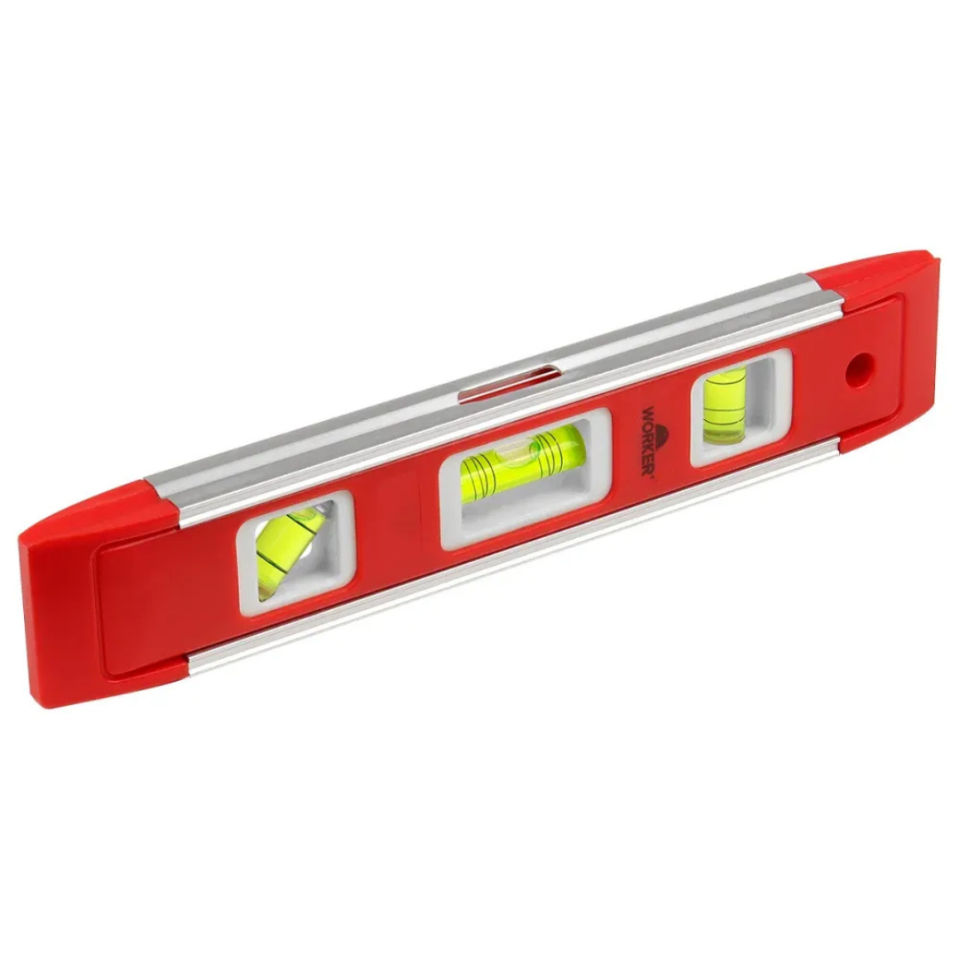 Nível aluminio 9' base magnetica - worker