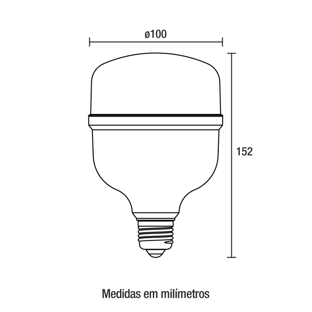 Lampada Led T100 50w 6.500K (2)